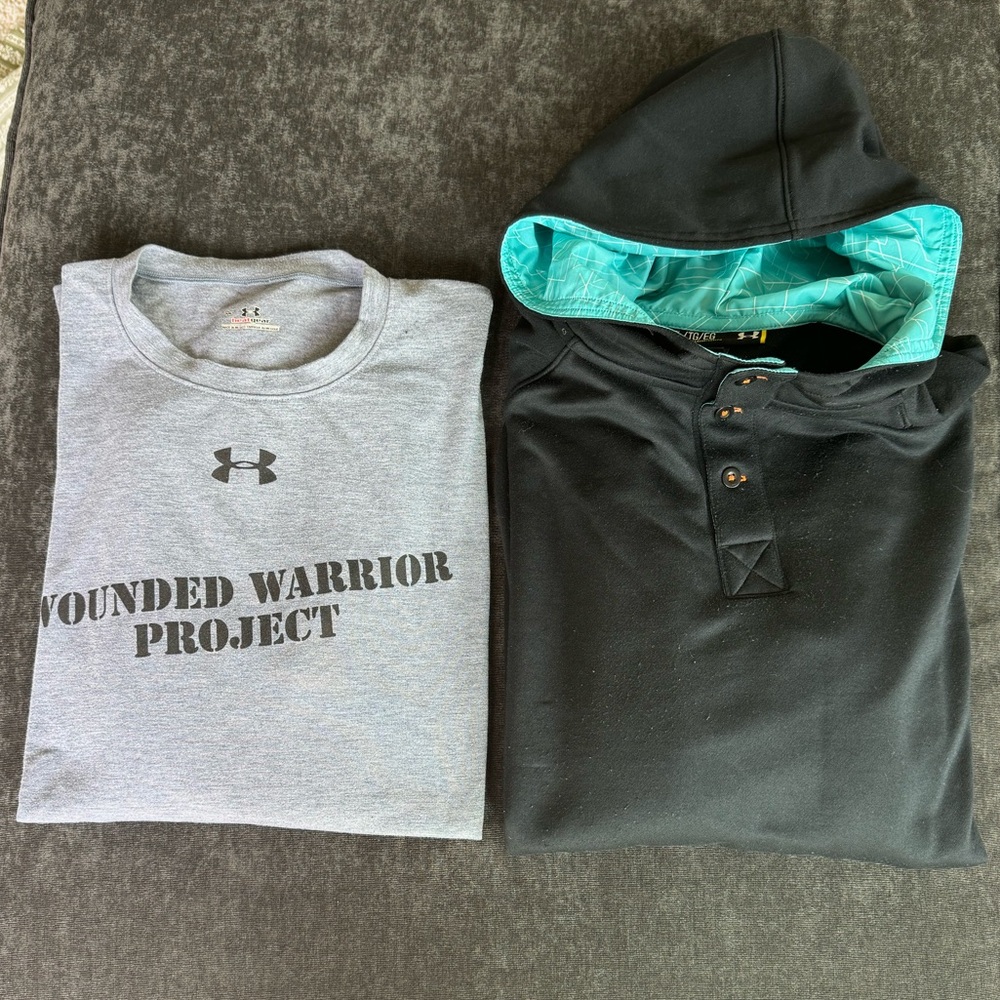 Men’s Under Armour size XL shirt bundle